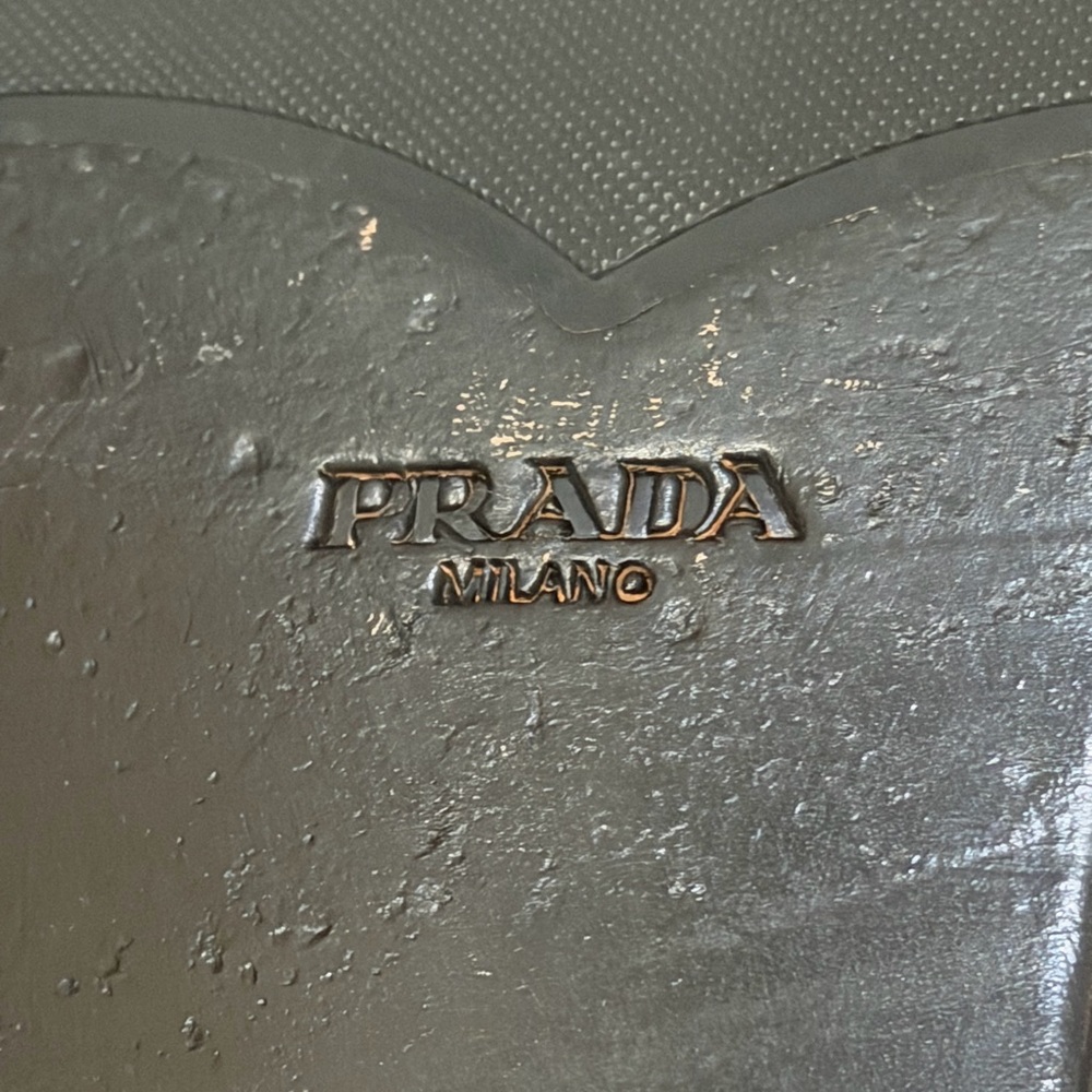 Men's Black PRADA lace oxford shoe size 10 - Picture 10 of 11